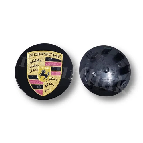 per 4 pezzi 76 mm Prosche Cayenne Panamera Tayca coprimozzo grigio scuro - Foto 3 di 8