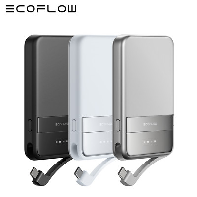 EcoFlow RAPID Magnetische Powerbank 30W / 65W USB-C Qi2 15W Kabelloses Laden