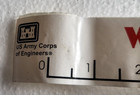 2 self adhesive 18 inch measurement tapes " WEAR YOUR LIFE JACKET" — photo 2