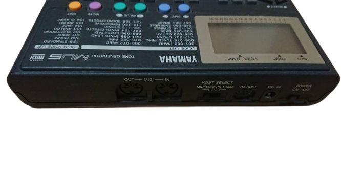 YAMAHA Tone Generator MU5 MIDI Sound Module Black Very Good | eBay