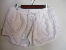 Adidas by Stella McCartney FAB Drawstring Perforated Pocket Shorts in White S