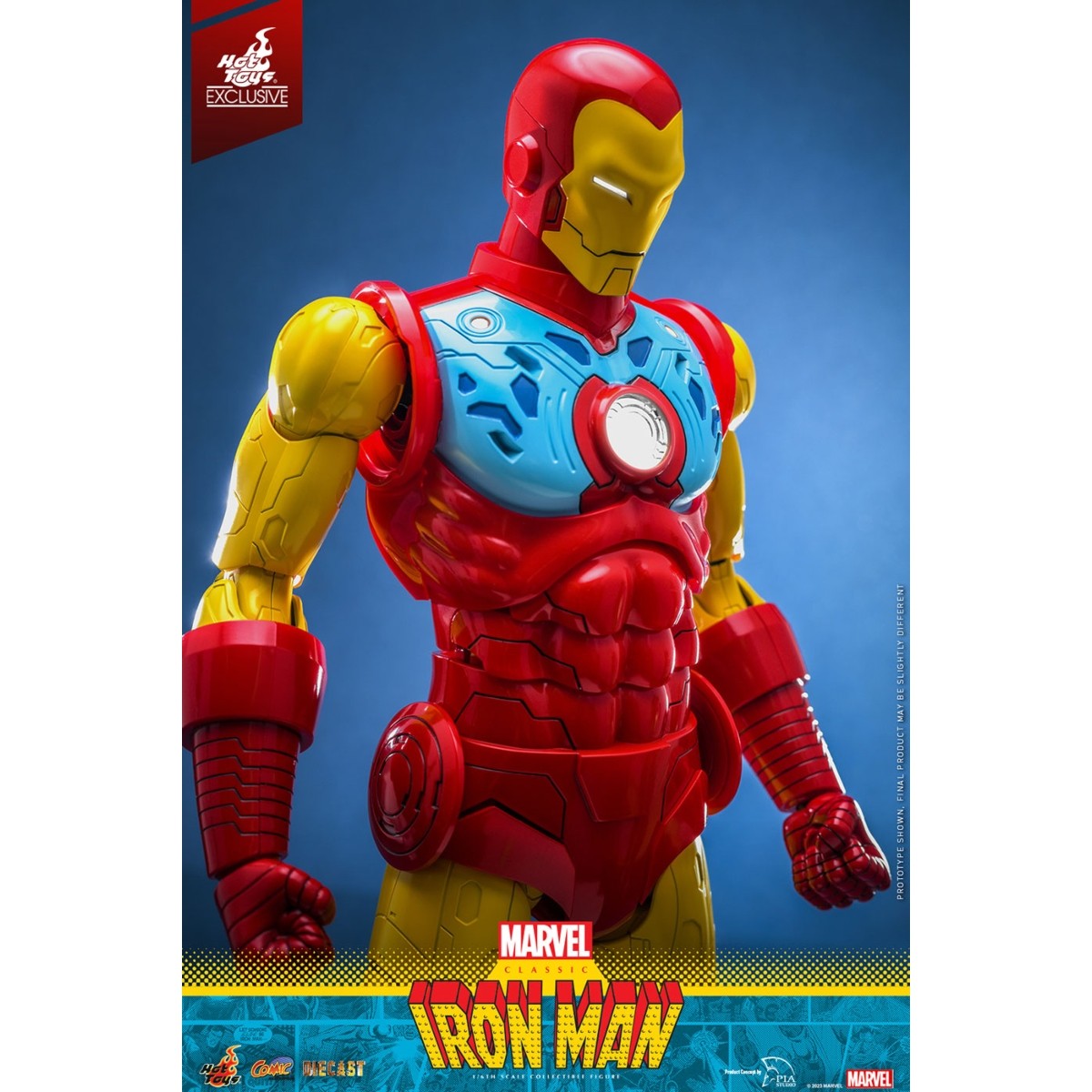 Iron Man Classic Comic MP Diecast Fully Poseable Exclusive Hot