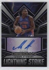 2022 Panini Obsidian Electric Etch Purple 8/75 Isaiah Stewart #LS-IPD Auto 1u6