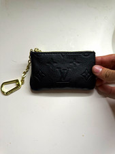AUTHENTIC Louis Vuitton Black Monogram Zipper...