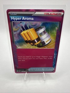 hyper aroma pokemon card value - 152/167 - Twilight Masquerade Search your deck for up to 3 Stage 1 Evolution Pokemon Hyper Aroma 152/167 Price 2026