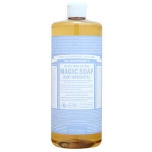 Dr Bronners Pure-Castile Magic Soap Baby Unscented 32 floz 4690₽