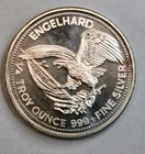 1985 Vintage Engelhard 1/4 Oz .999+ Fine Silver Prospector Round