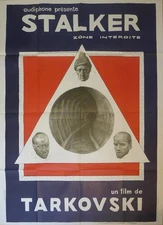 STALKER - TARKOVSKY - RARE STYLE - ORIGINAL LARGE FRENCH MOVIE POSTER