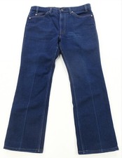 Rare Vintage LEVI  S Red Tab Straight Leg Denim Jeans 80s 90s Dark Wash Blue 36