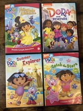 Dora the Explorer DVD Lot of 4 Nickelodeon Nick Jr NTSC