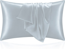 2 Bedelite Satin Pillowcases For Hair And Skin Blue Steel