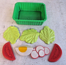 Fisher Price Fun With Food Salad Pretend Food Kitchen Preschool Daycare Toy