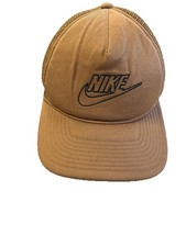 Nike Futura Trucker Hat Cap Snapback Brown Mesh Back Adjustable Classic99