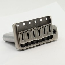 MannMade USA Tremolo Bridge - Black Nickel Satin - fits vintage Strat style