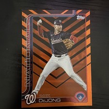 Paul DeJong  2025 Topps Update Series US101 Orange and Black  Foil 