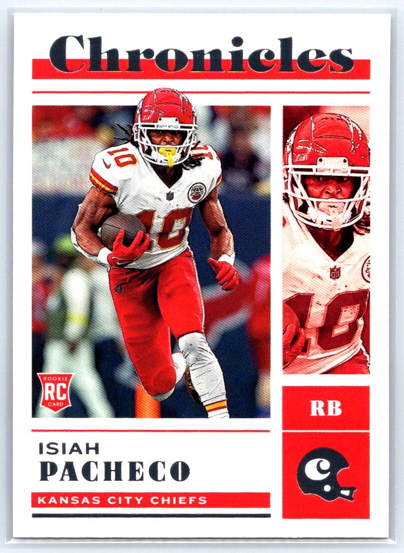 2022 Panini Chronicles #36 Isiah Pacheco RC - Kansas City Chiefs