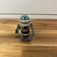 1977 TOMY Wind-Up Robot Lost In Space POCKET BOT Blue Visor Works Ships Fast 