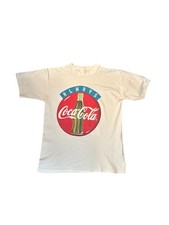 Vintage Always Coca Cola Graphic Short Sleeve T-Shirt - XL Unisex White Shirt