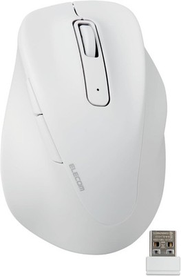 ELECOM EX-G 2.4GHz Silent Wireless Mouse, M White, M-XGM30DBSKWH