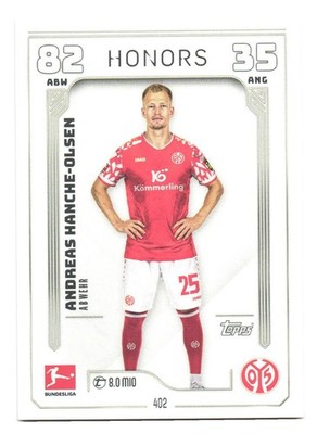 2025-26 Topps Match Attax Bundesliga FSV Mainz 05 Honors Andreas Hanche-Olsen