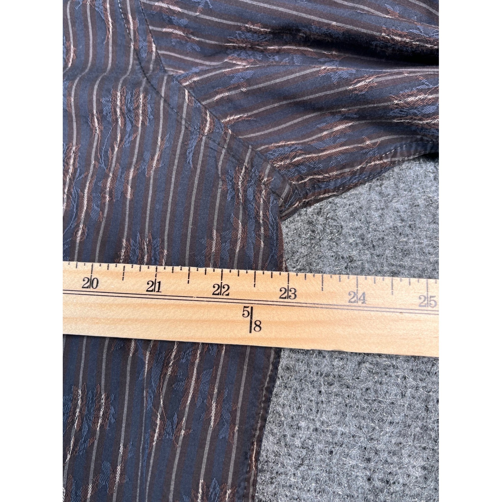 Bugatchi Uomo Button Large Multi Brown Jacquard F… - image 6