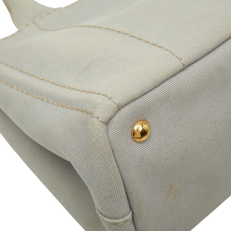 PRADA Canapa mini Triangle With logo Tote Handbag Shoulder 2WAY 1BG439【Used】 thumbnail 7