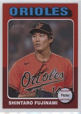 2024 Topps Heritage Short Print Red Border Shintaro Fujinami #29 14lm