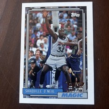 1992-93 Topps Shaquille O'Neal Orlando Magic Rookie #362 Basketball Card