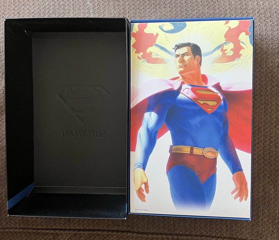 Boneco Superman completo na caixa 1/6 | Sexta escala | DC Comics Sideshow 2014 - Imagem 3 de 4