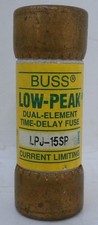 Cooper LPJ-15SP LPJ15SP Fuse 15A Time Delay Class J Dual Element 600V New
