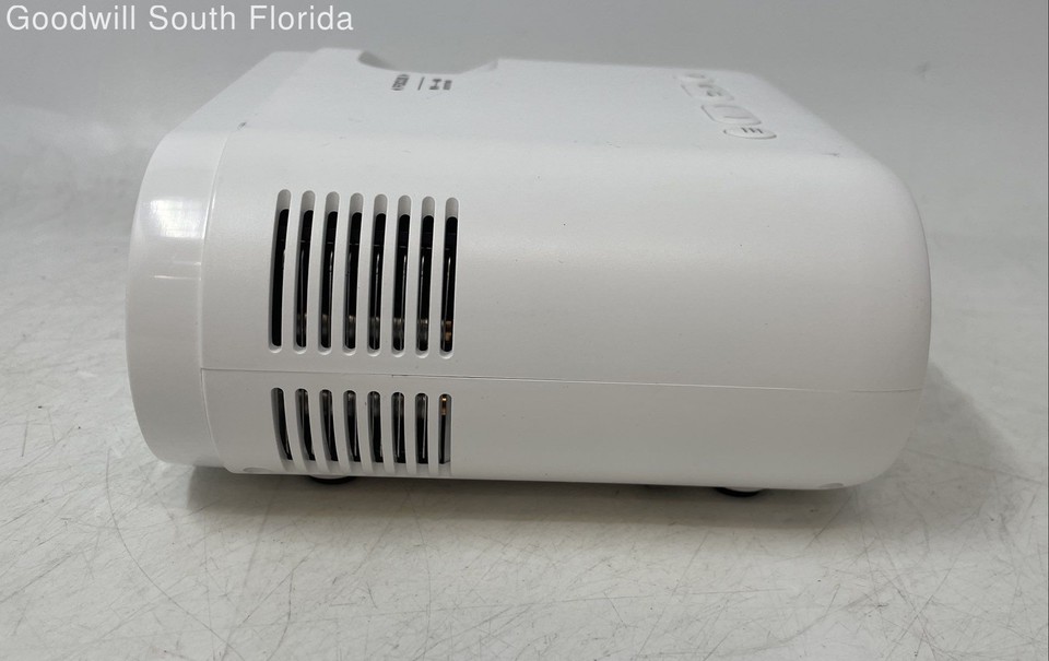Pojector Logo VISSPL Model V16 White Portable LCD Full HD Projector Untested-No ...