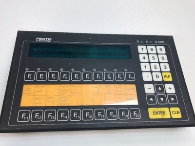 Festo Electronic PCS 600 Euroterminal 00480-B3 Lauer Steuerung Panel
