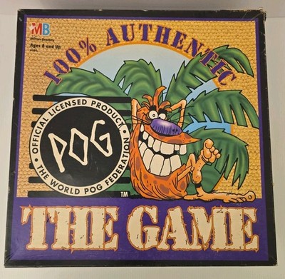 Vintage 1995 POG The Game by Milton Bradley Pog Federation