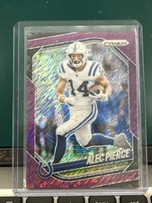 Alec Pierce 2025 Prizm Choice Purple Shimmer  Prizm /15 #209 Indianapolis Colts