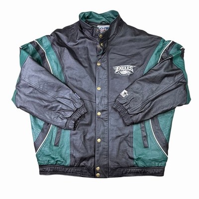 ジャケット・アウター Philadelphia Eagles AMERICANLEATHER Starter Philadelphia Eagles NFL Pro Line Vintage Leather Jacket