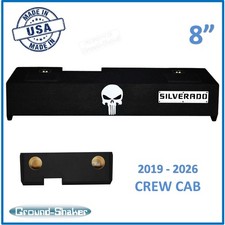 Chevy Silverado 2019 - 2026 Crew Cab 8" Dual Sealed Sub Box Subwoofer Enclosure