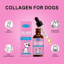 Dog Liquid Collagen with Biotin, Acid for Itch Allergies Relief 60ml