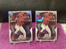 (2) Ethan O'Donnell #BDC-56 Reds 2023 Bowman Chrome Draft 1st Bowman Refractor