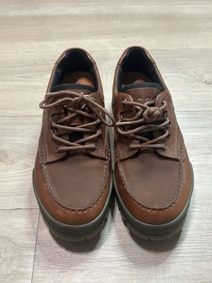 ECCO Men's Track 25 GTX Waterproof Bison Leather Shoes