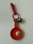Vintage 80s Plastic Clip On Bell Charm Necklace 5 Charms — photo 9