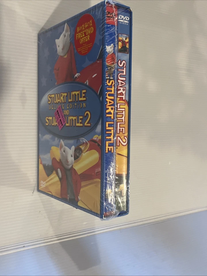 Stuart Little and Stuart Little 2 Deluxe Edition DVD New & Sealed Foto 4 de 4