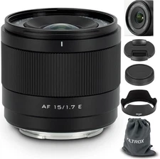 Viltrox 15mm F1.7 APS-C Auto Focus Prime Lens For Sony E-mount Mirrorless Camera