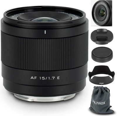 Viltrox 15mm F1.7 APS-C Prime Lens Sony E-mount Auto Focus Low Distortion