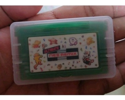 Plastic CASE + Ultimate NES Remix 169 BEST NES G4MES Green GBA A to Z 