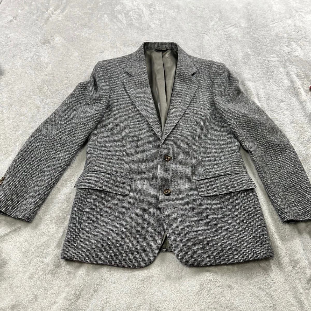 Tweed Regular 40 Jacket Vintage Suit Jackets & Blazers for Men for