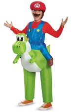 Disguise Super Mario Bros. Mario Riding Yoshi Inflatable Costume