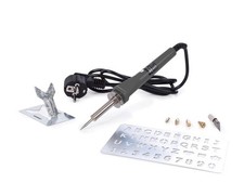 Velleman Kit de pyrogravure et stylo graveur 30W, avec 6 embouts, support et