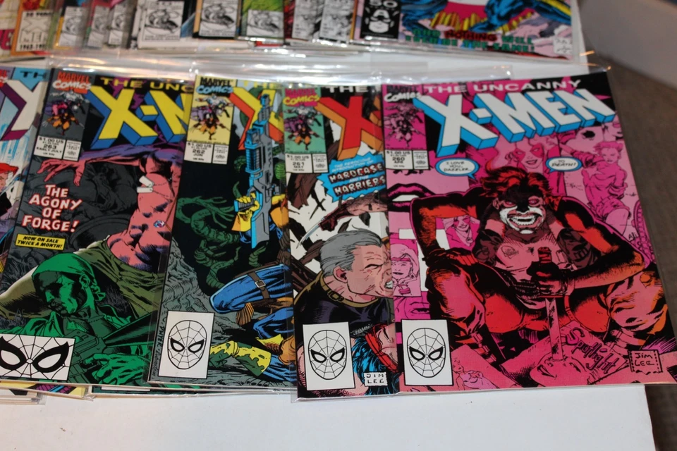 Near Complete Run Uncanny X-men 251-299 Comics NM avg Wolverine Set missing 266 - Image 4 of 4