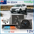 12V A/C Compressor Air Conditioner Condenser Car Underdash Heat&Cool AC Unit Kit
