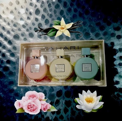TAHARI ~  EVERBLOOM COLLECTION Perfume WATER LILY ~ VELVET VANILLA ~ FRENCH KISS